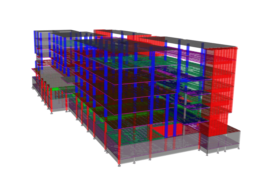 Structural Model of Apartment Building