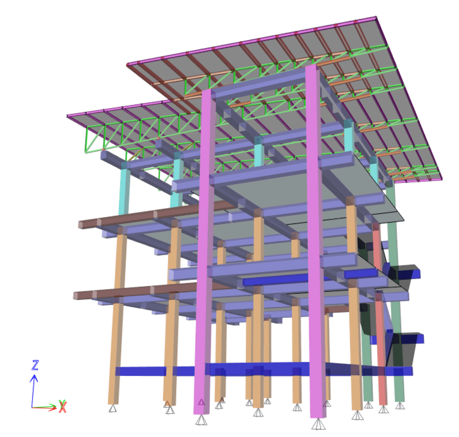 Analysis of Three-Story Apartment Building