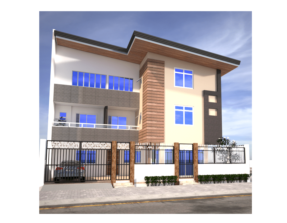 Render of Apartment Building